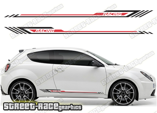 Alfa Romeo MiTo racing stripes 209