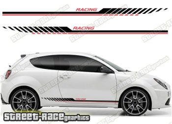 Alfa Romeo MiTo racing stripes 210