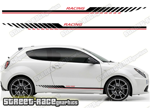 Alfa Romeo MiTo racing stripes 210