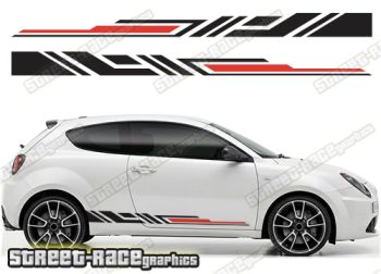 Alfa Romeo MiTo racing stripes 211