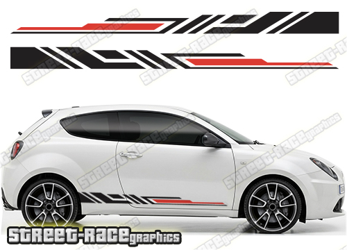 Alfa Romeo MiTo racing stripes 211