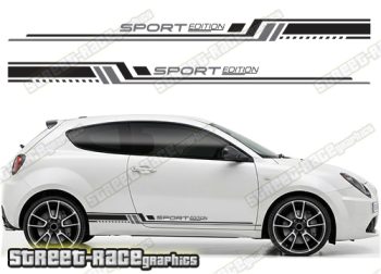 Alfa Romeo MiTo racing stripes 213