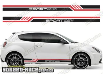 Alfa Romeo MiTo racing stripes 214