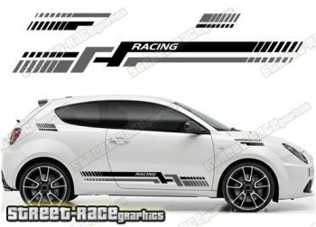 Alfa Romeo MiTo racing stripes 218