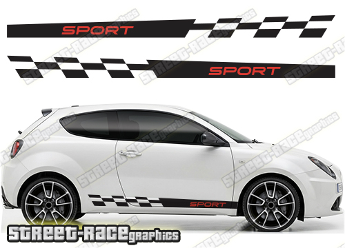 Alfa Romeo MiTo racing stripes 221