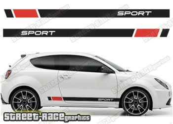 Alfa Romeo MiTo racing stripes 223