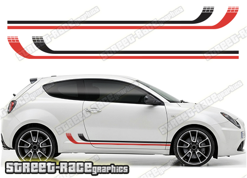 Alfa Romeo MiTo racing stripes 224