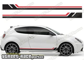 Alfa Romeo MiTo racing stripes 225