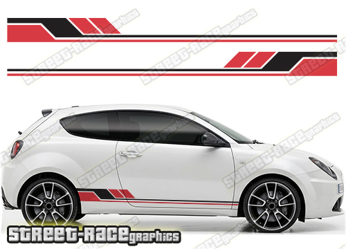 Alfa Romeo MiTo racing stripes 226