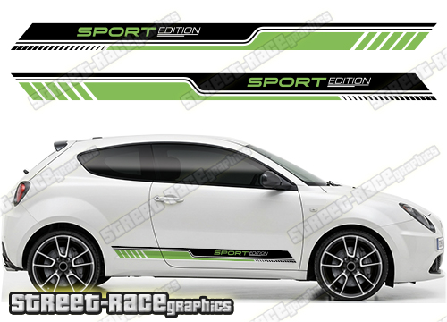 Alfa Romeo MiTo racing stripes 301