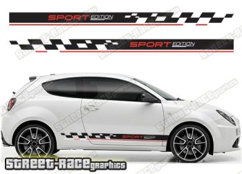 Alfa Romeo MiTo racing stripes 303