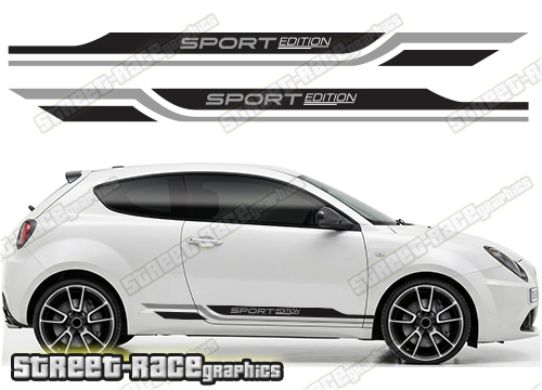 Alfa Romeo MiTo racing stripes 304
