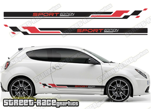 Alfa Romeo MiTo racing stripes 306