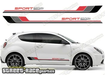 Alfa Romeo MiTo racing stripes 310