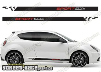 Alfa Romeo MiTo racing stripes 313