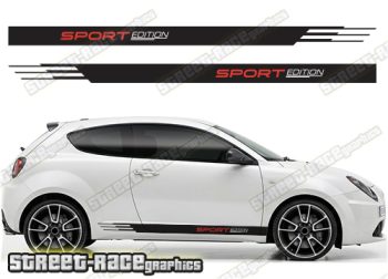 Alfa Romeo MiTo racing stripes 316
