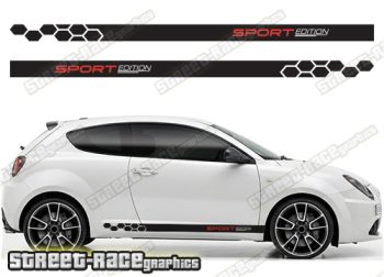 Alfa Romeo MiTo racing stripes 317