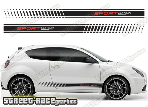 Alfa Romeo MiTo racing stripes 318
