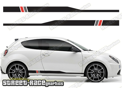 Alfa Romeo MiTo racing stripes 319