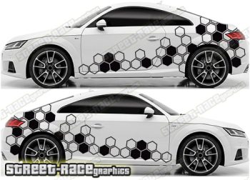 Audi TT large graphics 106 - Hexagons