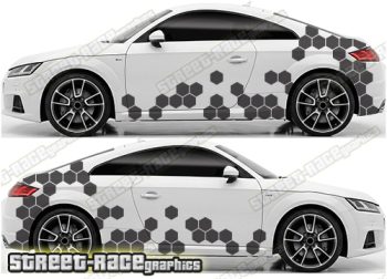 Audi TT large graphics 108 - Hexagons