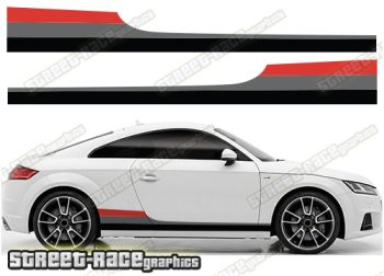 Audi printed racing stripes 001