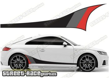 Audi printed racing stripes 002