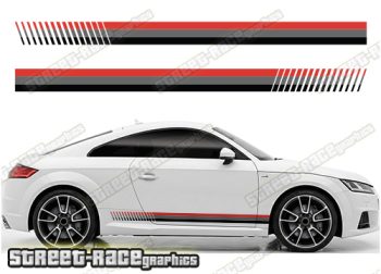 Audi printed racing stripes 004