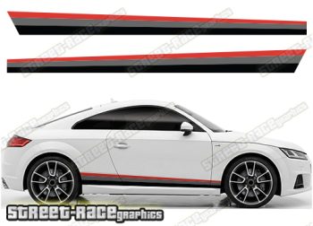 Audi printed racing stripes 006