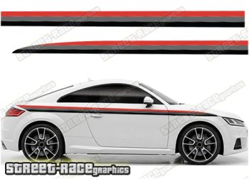 Audi printed racing stripes 008