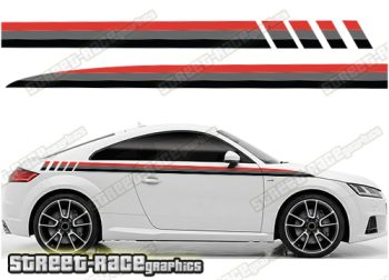 Audi printed racing stripes 009