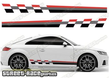 Audi printed racing stripes 013