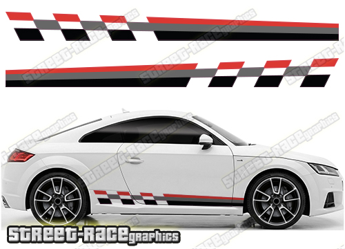 Audi printed racing stripes 013