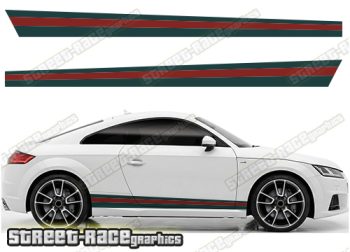 Audi printed racing stripes 017 - GUCCI