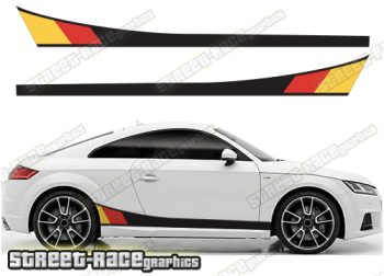 Audi TT printed racing stripes 022 - German Flag