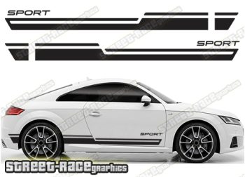 Audi TT racing stripes 109