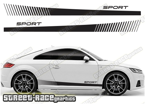 Audi TT racing stripes 111