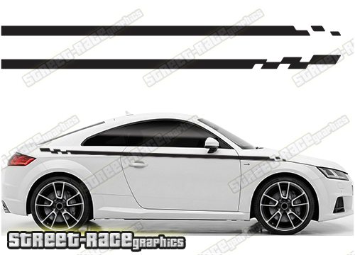 Audi TT racing stripes 112