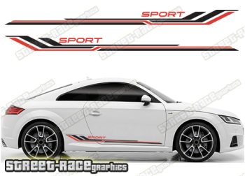 Audi TT racing stripes 207