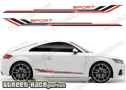 Audi TT racing stripes 207
