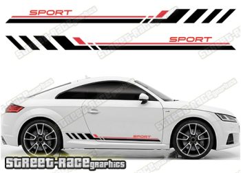 Audi TT racing stripes 208