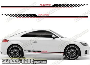 Audi TT racing stripes 210