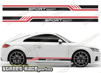 Audi TT racing stripes 214