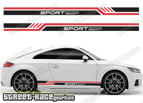 Audi TT racing stripes 214