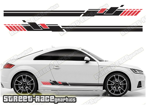 Audi TT racing stripes 216