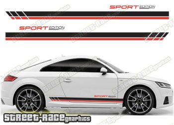 Audi TT racing stripes 220