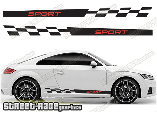 Audi TT racing stripes 221