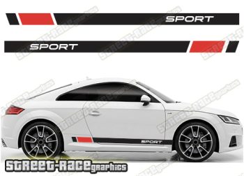 Audi TT racing stripes 223