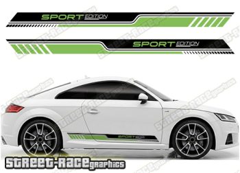 Audi TT racing stripes 301