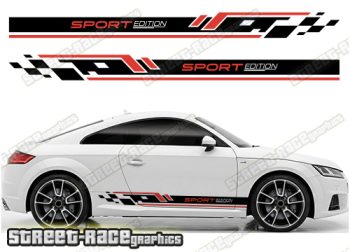 Audi TT racing stripes 302